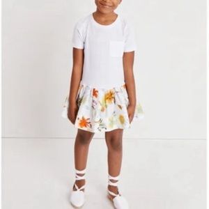 NWT Tanya Taylor Girl's Mini Katlyn floral Dress size medium (8/9)